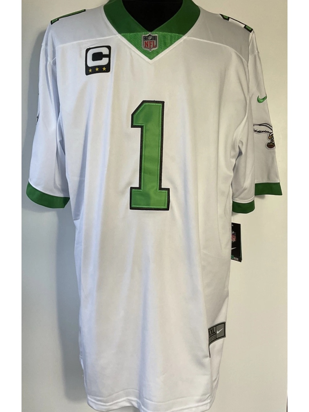 Nike On Field Philadelphia Eagles Jalen Hurts Stitched Jersey Size XXXL